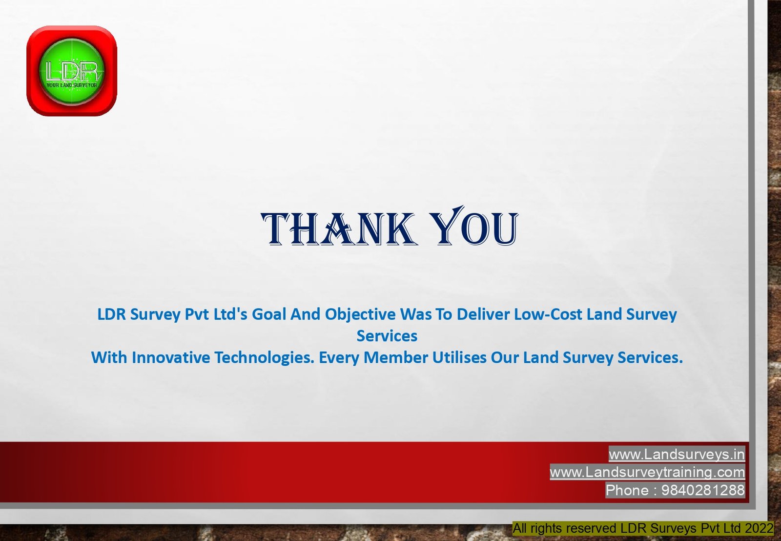 Why Choose LDR Surveys brochure — page 5